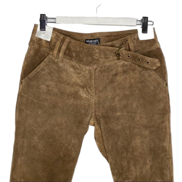 Wear Else Pants - Suede Pants Retro Boutique cool